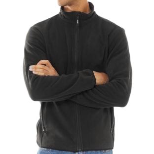 Veste Polaire Noire Homme Jack & Jones Hype Fleece Collar pas cher