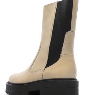 Bottines Beige/Noir Femme Geox Spherica vue 6