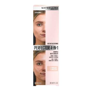 Fond de Teint Gemey Maybelline Perfector 4 in 1 01 LIGHT pas cher