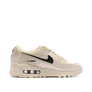 Baskets Blanches/Noires Homme Nike Air Max 90 vue 2