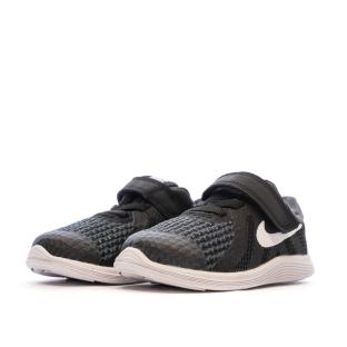 Baskets Grise Garçon Nike Revolution 4 vue 6