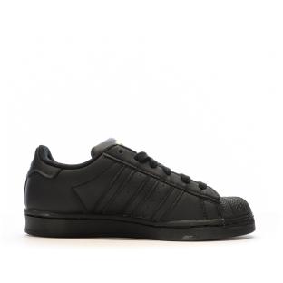 Baskets Noir Femme Adidas Superstar r J vue 2