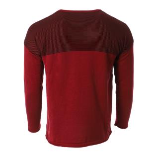 Pull Bordeaux Homme Paname Brothers 2554 vue 2