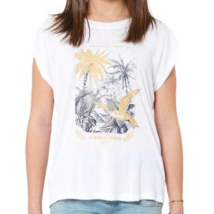 T-shirt Blanc Fille Kaporal Frile pas cher