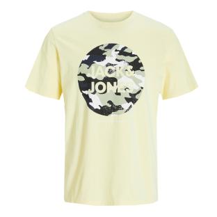 T-shirt Jaune Homme Jack & Jones 12263408 pas cher