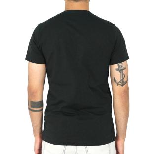 T-shirt Noir Homme Diesel Diego vue 2