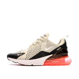 Baskets Écru/Rose Homme Nike Air Max 270 pas cher