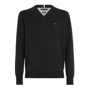 Pull Noir Homme Tommy Hilfiger MW0MW30956 pas cher