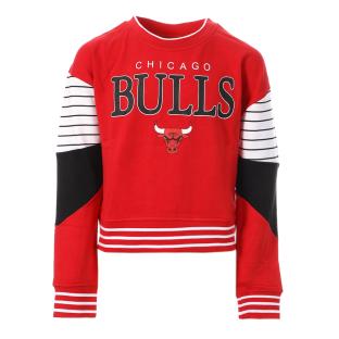 Sweat Rouge Fille NBA Chicago Bulls Cheer pas cher