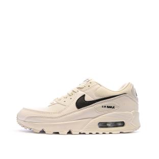 Baskets Blanches/Noires Homme Nike Air Max 90 pas cher