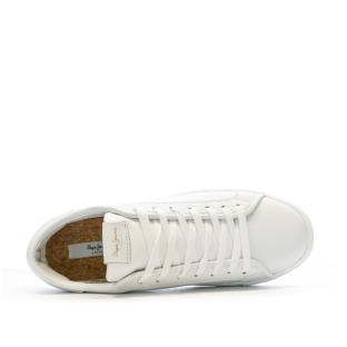 Baskets Blanches Femme Pepe jeans Adams Basy vue 4