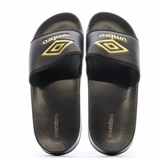 Claquettes Noires Homme Umbro Kamen vue 3