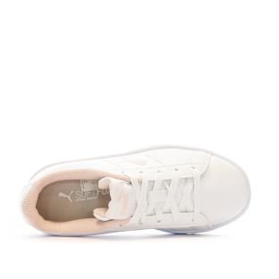 Baskets Blanches Fille Puma Vikky Cat vue 4