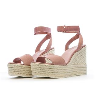 Sandales Compensées Roses Femme Calvin Klein Jeans Wedge Sandal vue 6