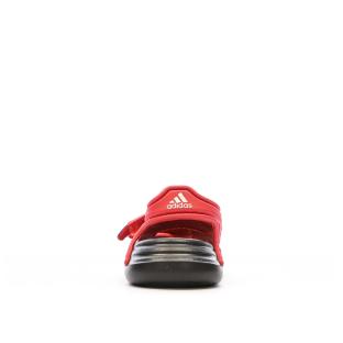 Sandales Rouge/Noire Garçon Adidas Altaswim vue 3