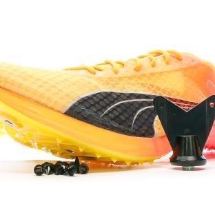 Chaussures Athlétisme Orange/Rose Homme PUMA Evospd Distance Elite+ vue 7