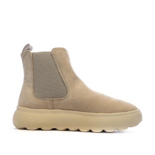 Bottines Beige Femme Geox Sepherica vue 2