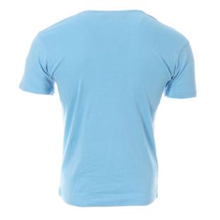 T-shirt Bleu Homme RMS26 Basic vue 2