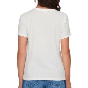 T-shirt Blanc/Doré Femme JDY Life vue 2