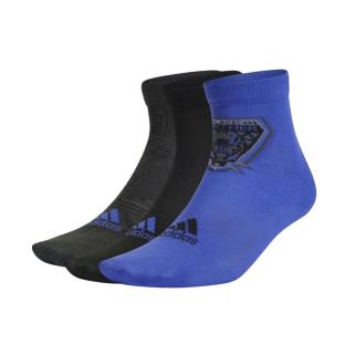 x3 Paires de Chaussettes Bleu/Noir Garçon Adidas Marvel HI1231 pas cher