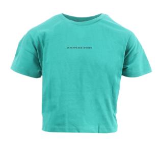 T-shirt Turquoise Fille Le Temps Des Cerises Vina pas cher