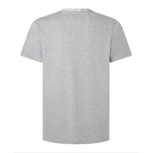T-shirt Gris Homme Pepe jeans Warian PM509117 vue 2