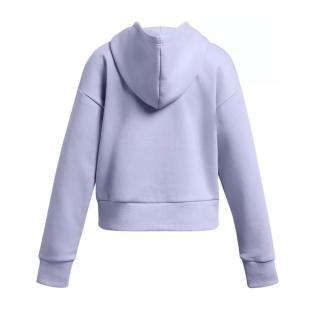 Sweat Mauve Fille Under Armour Fleece Crop vue 2