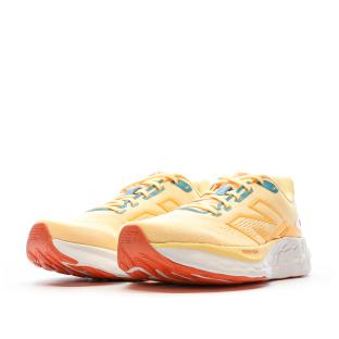 Chaussures de running Blanc/Orange Femme New Balance 680v8 vue 6