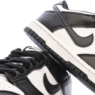 Baskets Blanches/Noires Enfan Nike Dunk Low vue 7