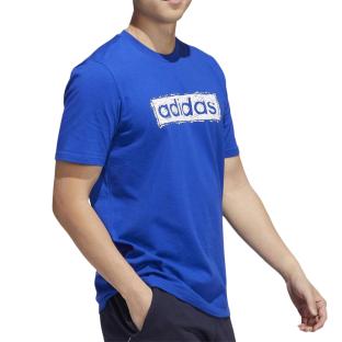 T-shirt Bleu Roi Homme Adidas HK9174 pas cher