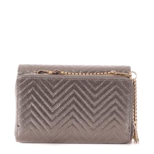 Sac à Bandoulière Gris Métallique Femme Stella Green Chevron vue 2