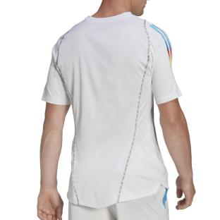 Belgique Maillot Pré-Match Blanc Homme Adidas 2022/2023 vue 2