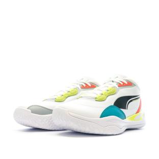 Baskets Blanches/Jaune Homme Puma Playmaker Pro vue 6