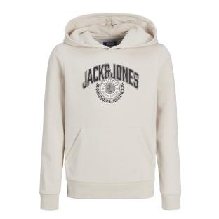 Sweat Beige Garçon Jack & Jones Varsity Branding pas cher