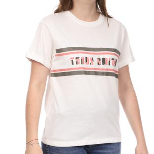 T-shirt Blanc Femme Teddy Smith Telia pas cher