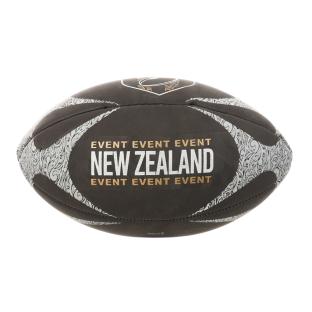 Ballon de Rugby Noir Airness Mini New Zealand pas cher