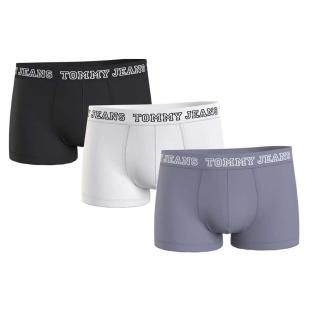 x3 Boxers Gris/Blanc/Noir Homme Tommy Hilfiger Underwear pas cher