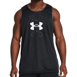 Débardeur Réversible Gris/Noir Homme Under Armour Baseline vue 2