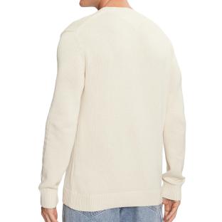 Pull en Maille Blanc Homme Tommy Hilfiger Slim vue 2