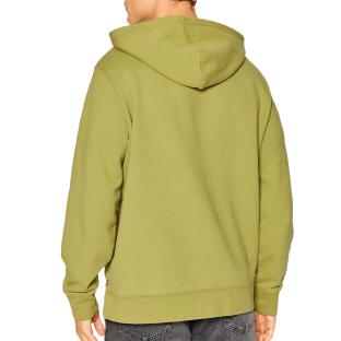 Sweat à Capuche Kaki Homme Levi's Fleece vue 2