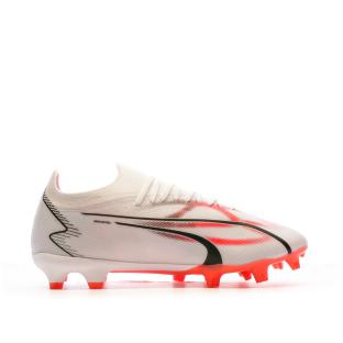 Chaussures de football Blanc/Rouge/Noir Homme Puma Ultra Match 107347-01 vue 2