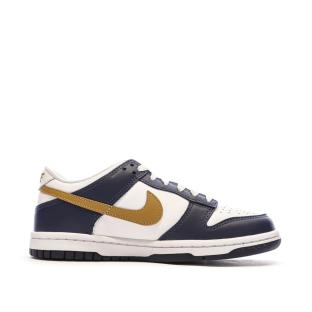 Baskets Bleu/Marron Junior Nike Dunk Low vue 2