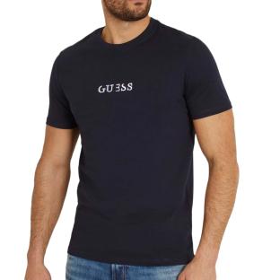 T-shirt Marine Homme Guess Multicol pas cher