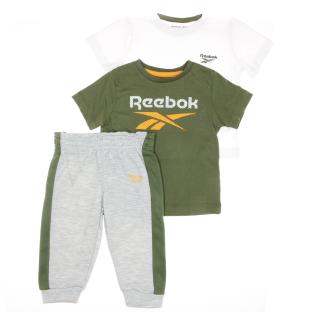 Ensemble Vert/Gris Garçon Reebok B9656 pas cher