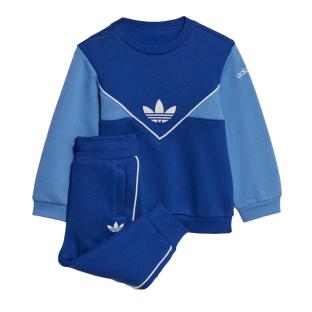 Survêtement Bleu Garçon Adidas Crew Set pas cher