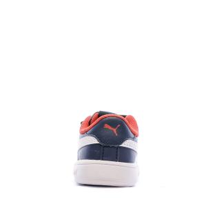 Baskets Bleu Marine bébé Puma Smash V2 vue 3