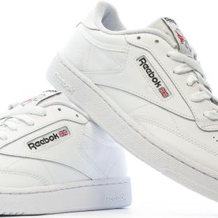 Baskets Blanches Mixte Reebok Club C 85 vue 7