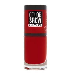 Vernis à  Ongles Femme Maybelline  Color Show 60 Secondes 43 Red Apple pas cher