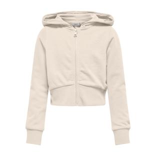 Sweat Zippe Beige Fille Kids ONLY Kogbella pas cher