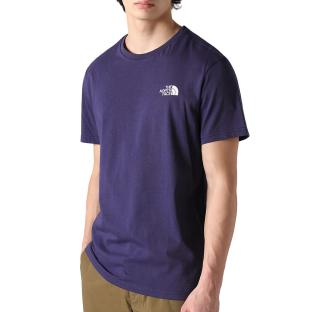 T-shirt Violet Homme The North Face Simple Dome pas cher